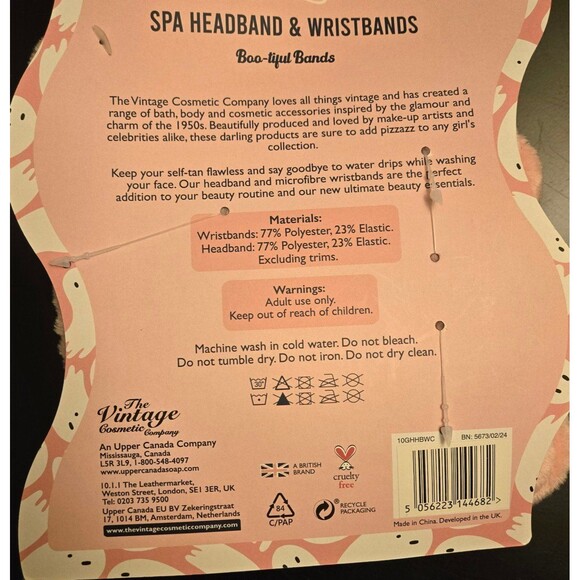 Boo-tiful Bands Spa Headband and Wristbands - Picture 4 of 4